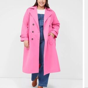 Pink Trench coat